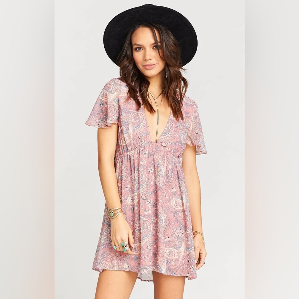Austin Dress - Blushing Paisley